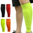 thumbnail image 3 of Iaukyu 1 Pair Soccer Sports Shin Guards High Impact Resistant Anti-Collision Calf Protection Football Protective Gear Adults Men Women Soccer Compression Shin Sleeve Sports Accessories, 3 of 6