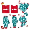 thumbnail image 2 of Pyjama à Imprimé de Noël Ensemble de Pyjamas 2 Pcs pour Maman Papa Bébé Enfant Garçon Fille, 2 of 8