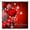 Red, variant on Red Christmas Shower Curtain Xmas Balls Snowflake Winter Holiday Snowy Happy New Year Merry Christmas Balls Decoration Fabric Bathroom Curtain Set with Hook