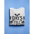 thumbnail image 3 of Days Till Halloween Sweatshirt Men -Image by Shutterstock, Male x-Large, 3 of 4