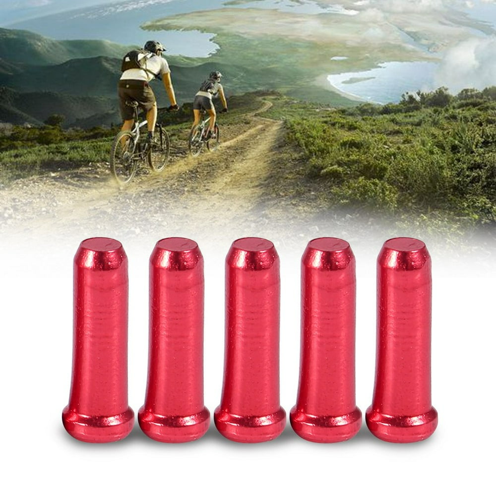 OTVIAP 100PCS 2.5MM Aluminum Alloy Anodized Coloful Brake Line Cap Bike