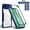 Blue, variant on ELEHOLD Clear Case for iPhone 17 Air Full Body Protection Case with Built-in Screen Protector,Slim Thin Shockproof Anti-Scratch Transparent Clear Case for iPhone 17 Air,Green