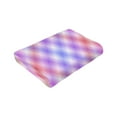 thumbnail image 4 of Plaid Texture Design Throw Blanket, Super Soft Anti-Pilling Flannel Bed Blankets, 60"x50", 4 of 8