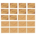 thumbnail image 1 of Miangastore 10Pcs Kraft Thank You Card Vintage Memo Card Thank You Cards Multi-use Memo Cards, 1 of 8