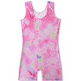 thumbnail image 2 of Leotards for Girls Gymnastics with Shorts Butterfly Dance Unitards Biketards Hotpink 3-10 Years, 2 of 7
