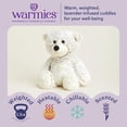 thumbnail image 3 of warmies 13” Marshmallow Brown Bear Stuffed Animal, Microwavable Heated Plushies and Weighted Soft Plush Toys, 3 of 5