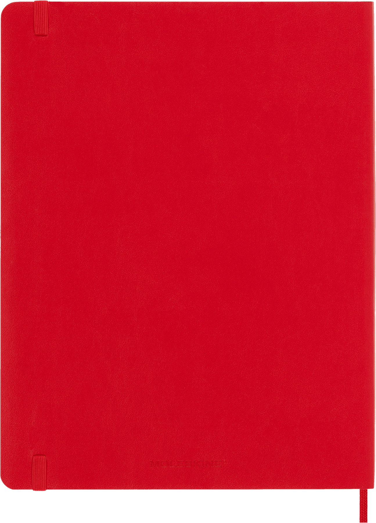 Moleskine Classic Notebook, Soft Cover, XL (7.5" x 9.75"), Ruled, Scarlet Red