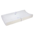 thumbnail image 4 of Carter's Polyester Plush Velboa Bubble Dot Changing Pad Cover, Ecru, 4 of 11
