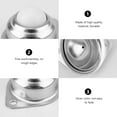 thumbnail image 2 of MasteelfCA 5pcs Screw Mounted Round Ball Transfer Units Universal Rotation Ball Casters, 2 of 7