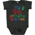 thumbnail image 3 of Inktastic My Gigi and Poppop Love Me Boys or Girls Baby Bodysuit, 3 of 5