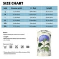 thumbnail image 5 of Lsque Vintage Flower Print Men's Cotton Blend Sleeveless Muscle Shirts (S-3XL)- Moisture Wicking, Odor Protection, UPF 30+,Large, 5 of 8