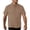 Brown, variant on Lumeqa Mens Short Sleeve Striped Polo Shirt Casual Shirts for Men Slim Fit Tops for Golf Daily Wear Office Weekend Outings