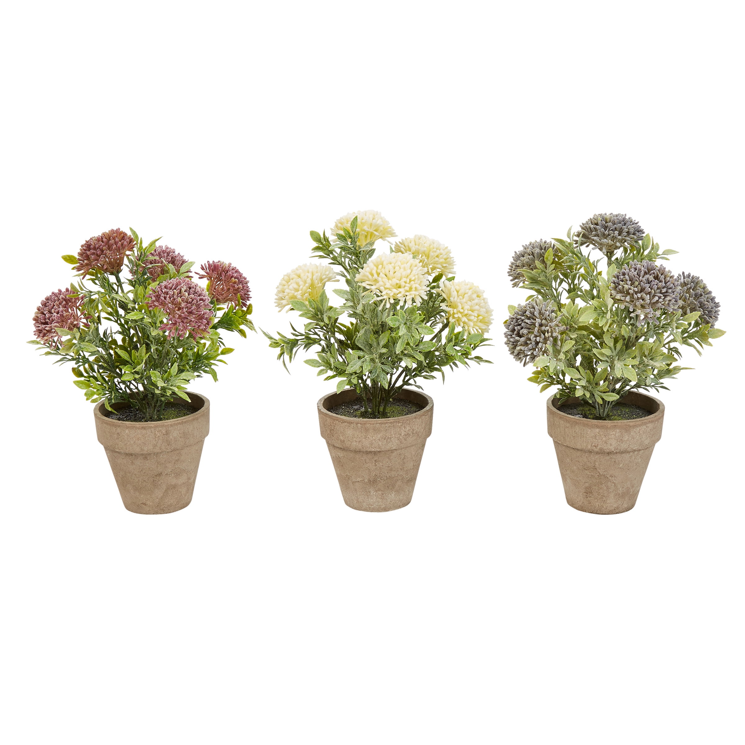 Pure Garden Faux Flowers – Assorted Natural Lifelike Floral Arrangement
