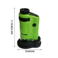 thumbnail image 2 of Daisyyozoid Wholesale 20 40 With Base With LED Light Student Microscope With Glass Slide, 2 of 2