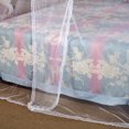 thumbnail image 5 of LNGOOR Cozy Pink Square Bed Canopy for Girls  Romantic Mosquito Net, 5 of 5