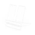 thumbnail image 1 of Cookbook Holder Lightweight Home Music Stand Free-Punching Magazine Reading Racks Tablet Stands Strong Bearing Capacity White, 1 of 9