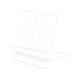 thumbnail image 1 of Billuyoard Estante para platos de cocina, soporte portátil para libros de cocina, soporte de música Simple, estantes de lectura de revistas de Almacenamiento y organización del hogar Blanco, 1 of 6