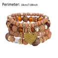 thumbnail image 3 of YUEHAO accessories Bracelets Stackable Bead Bracelets Ladies Mens Stretch Multilayer Bracelet Set Multicolor Jewelry B, 3 of 8