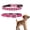 Rose Red, variant on Newborn Brand Rhinestone Dog Collars for Small Medium Dogs,Pu Leather Bling Diamond Puppy Collar Crystal Sparkly Glitter Jewel,Sliver,s