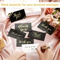 thumbnail image 4 of 100pcs Black Gold Thank You for Supporting My Small Business Cards, Thank You Cards, 2 x 3.5 Inch, 4 of 5