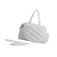 thumbnail image 4 of koolsoo Sac de Sport Tennis pour Femmes, Rangement Raquette Résistant à l'Eau avec Compartiment à Chaussures et Poche Humide, Sac de Week-End Tennis Gris, 4 of 9