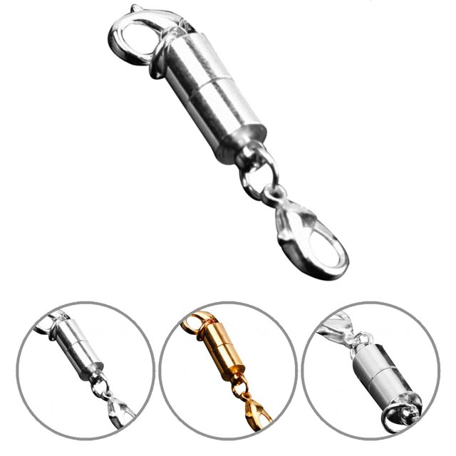 Hook Jewellery Findings DIY Tools Cylindrical Necklace Bracelet Magnetic Clasp