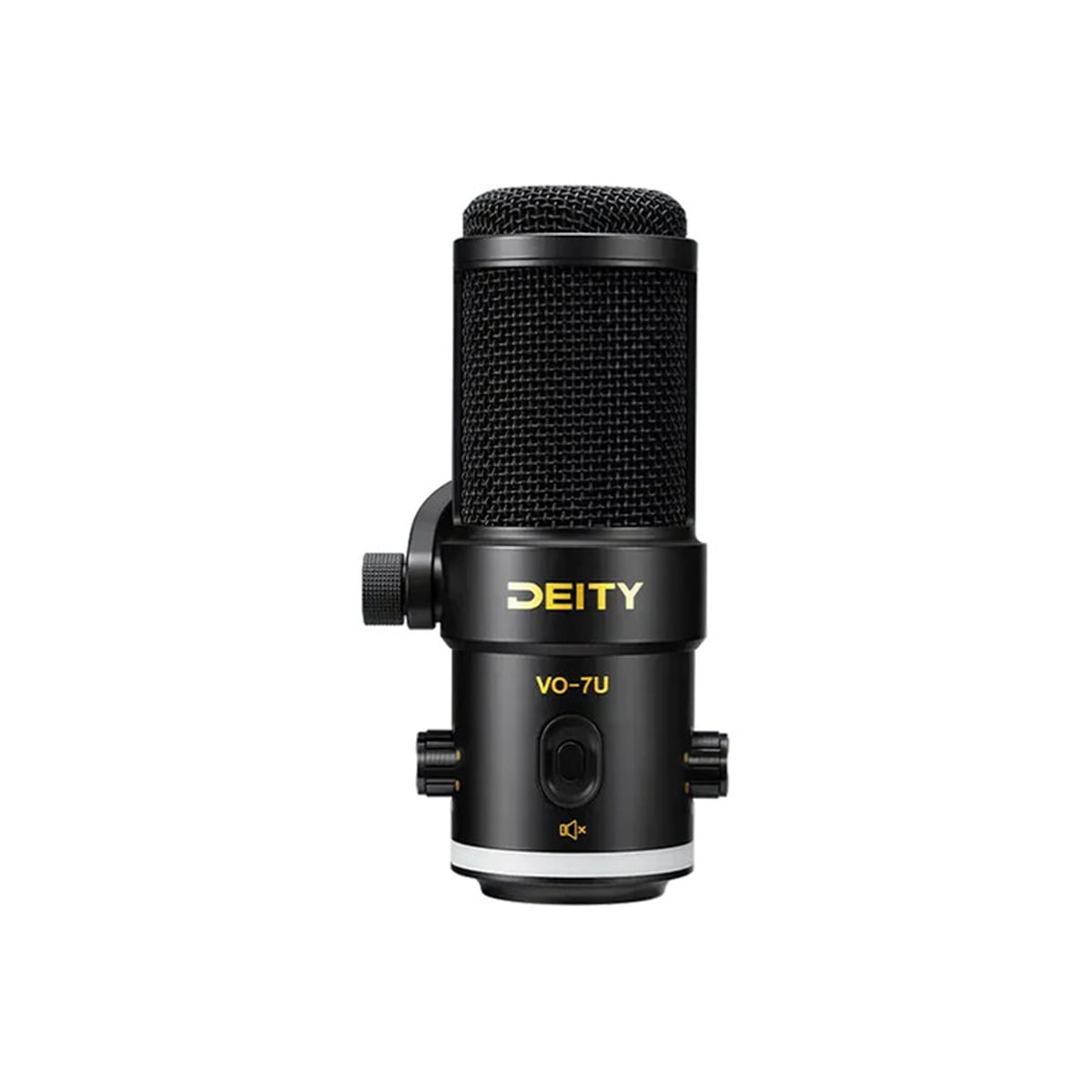 Deity Microphones VO-7U Dynamic Supercardioid USB Streamer Microphone with Boom Arm, Black
