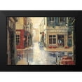 thumbnail image 2 of Simandle, Marilyn 24x18 Black Modern Framed Museum Art Print Titled - Side Street Bistro, 2 of 5