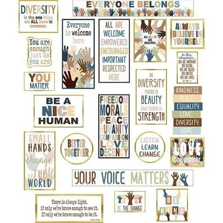 UPC: 0882319019078 | Teacher Created Resources Everyone Welcome Mini Bulletin Board  1/ST (TCR7121)