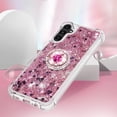 thumbnail image 5 of Funda para Samsung Galaxy A14 5G con Brillo Líquido Flotante, Purpurina, Parachoques y Anillo Giratorio Soporte, 5 of 5