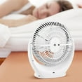 thumbnail image 6 of Clearance Sale Mini Fans Night Light Desktop Fan USB Rechargeable Portable Office Fan For Home Use, 6 of 9