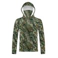 thumbnail image 7 of Xdegoge Women's Forest Terrain Camo Performance Fishing Hoodie UV Protection Long Sleeve Sun Shirt Moisture Wicking Athletic Tops Hunting Gear, 7 of 7
