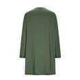thumbnail image 5 of XIAONU Womens Nightshirt Long Sleeve Zip-Front Nightgown With Pockets Soft Practical Casual Sleepwear, 5 of 7