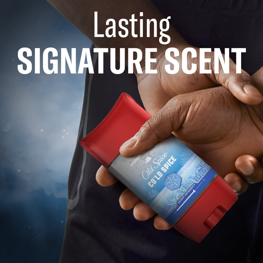 Old Spice Red Collection Cold Spice Scent Clear Gel Antiperspirant for Men, 3.8 oz