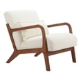thumbnail image 2 of Macio Accent Chair Cream Accent Chair, Modern Style, Armrest support, Plywood, Indoor Living, 2 of 3