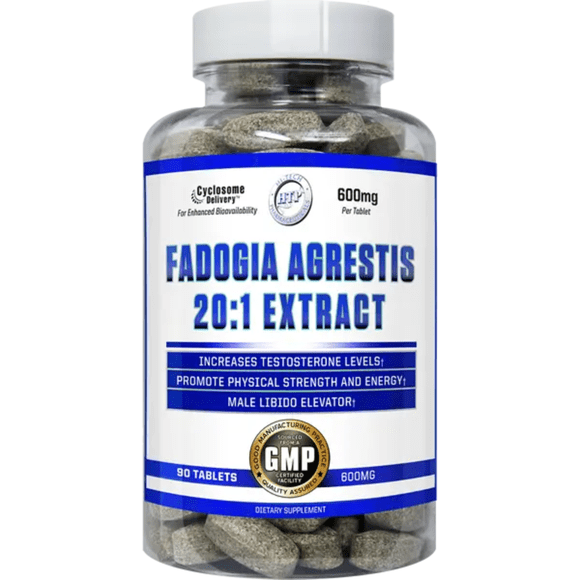Vitaminas Hi-tech Fadogia Agrestis 20:1 Extract 90 Tabletas Afrodisíaco Negro