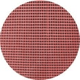thumbnail image 1 of Ahgly Company Machine Washable Indoor Round Transitional Saffron Red Area Rugs, 3' Round, 1 of 7
