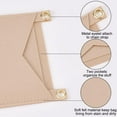 thumbnail image 3 of 3 Colors Felt Handbag Insert Liner Purse Insert Organizer Clutch Crossbody Conversion Kit with Eyelets for Kirigami Clutch Envelope Pochette Insert Shaper Card Holder Storage 4.81x5.91 Inch, 3 of 9