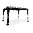 thumbnail image 3 of HOMETRENDS 8 ft. x 10 ft. Steel & Aluminum Louvered Pergola, Black, 3 of 7