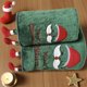 thumbnail image 4 of Uuiauoio Christmas Themed Coral Fleece Towels Set with Embroidered Designs Holiday Gift Absorbent Quick Dry Bath Towels for Festive Home Decor and Seasonal Use, 4 of 6