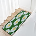 thumbnail image 7 of SKYSONIC 39x20 Inch Area Rug Floral Daisy Pattern Door Mat Washable Non-Slip Throw Floor Carpet, 7 of 7