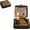 1pc, variant on 19th Century Mechanical Candle Box, Vintage Wind-Up Pocket Lighter & Candle Holder, Antique Brass Victorian Flame Igniter Candle Box with Mechanical Riser (2Pcs)