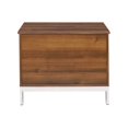 thumbnail image 4 of ACME Furniture Table de Chevet Sterret en Argent et Noyer, 4 of 4