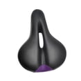 thumbnail image 4 of Asiento de bicicleta de cuero PU con almohadilla ergonómica para bicicleta de montaña Azul, 4 of 8