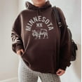 thumbnail image 2 of MINNESOTA Graphic Unisex Fleece Hooded Sweatshirt, 2 of 7