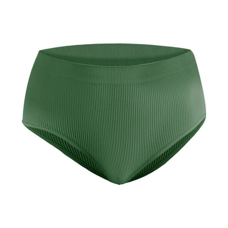 

sebtyili women s threaded cotton file seamless large size mid waist brazilian student briefs pack briefs