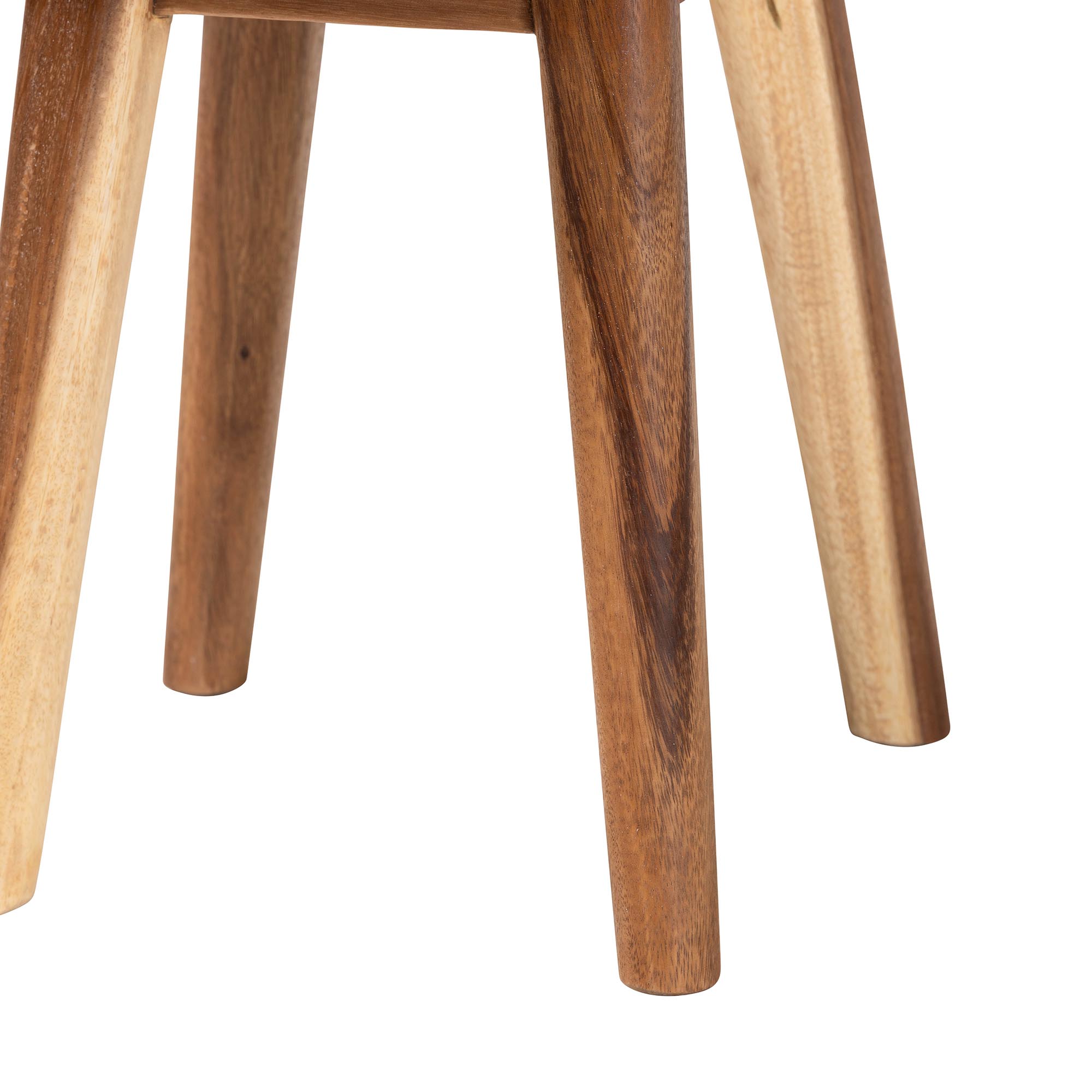 bali & pari Jia Rustic End Table, Natural Brown