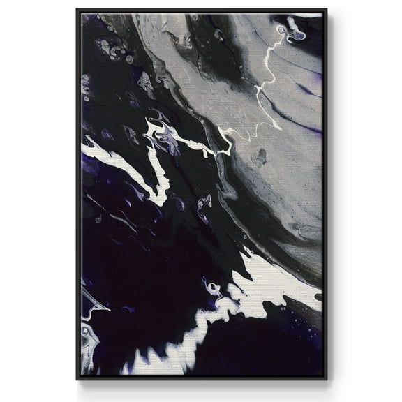 M108 Framed Premium Gallery Wrapped Canvas - Ready to Hang - 17 x 25 - Black Floating Frame