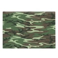thumbnail image 1 of Camo Cutting Board, Classical American Commando Uniform Inspired Pattern Forest Tile, Decorative Tempered Glass Cutting and Serving Board, Large Size, Green Brown Forest Green, by Ambesonne, 1 of 1