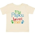thumbnail image 3 of Inktastic My Papou Loves Me Boys or Girls Baby T-Shirt, 3 of 5